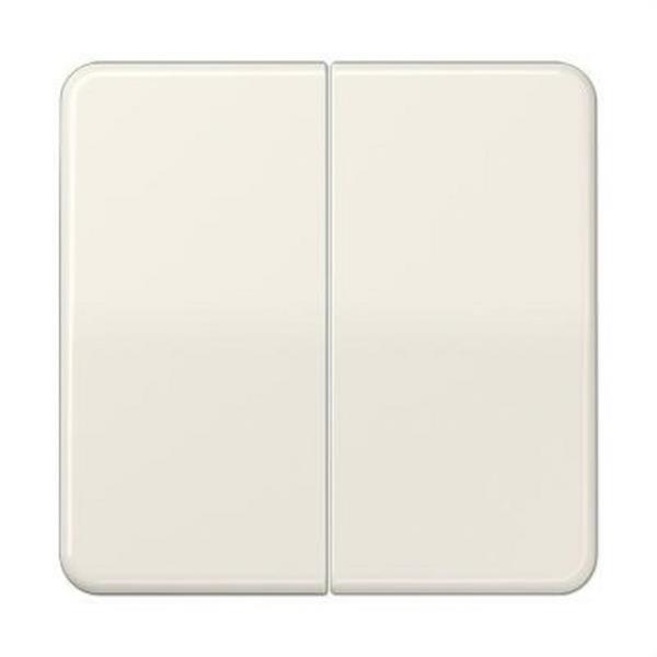 JUNG CD595 Tecla doble blanco marfil