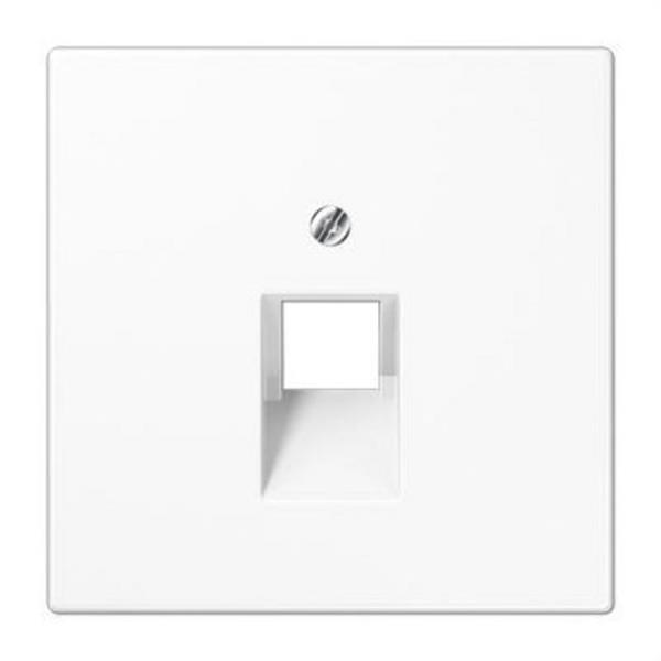 JUNG LS969-1UAWW Placa central 1 toma teléfono UAE blanco alpino