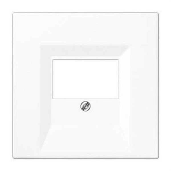 JUNG LS969TWW Placa para módulo comunicación KNX/USB toma altavoz blanco ALPIN