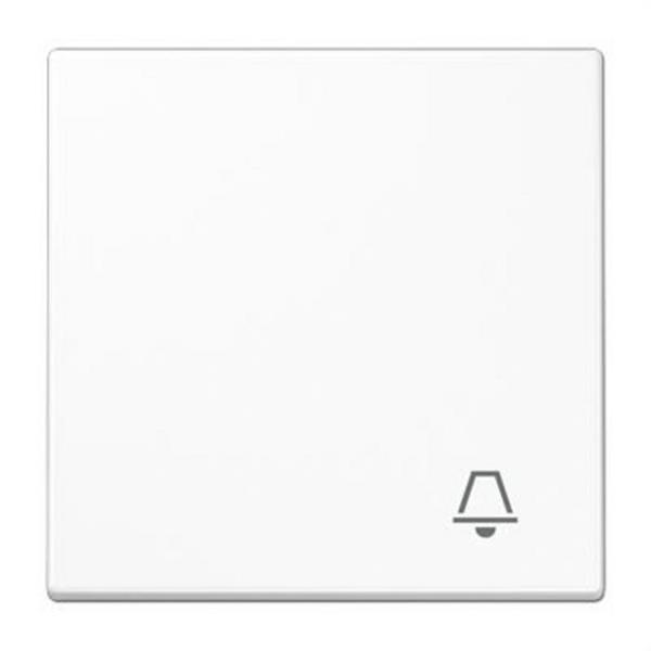 JUNG LS990KWW Tecla símbolo timbre blanco alpino