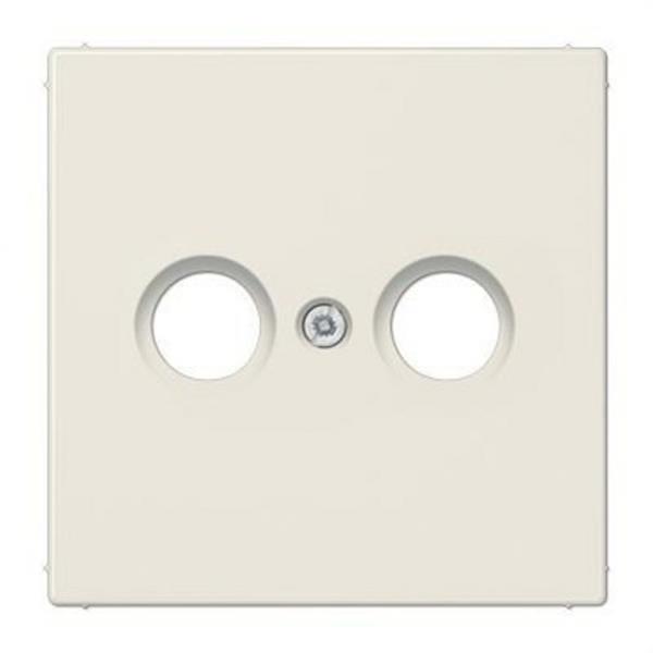 JUNG LS990TV Placa TV/FM blanco marfil