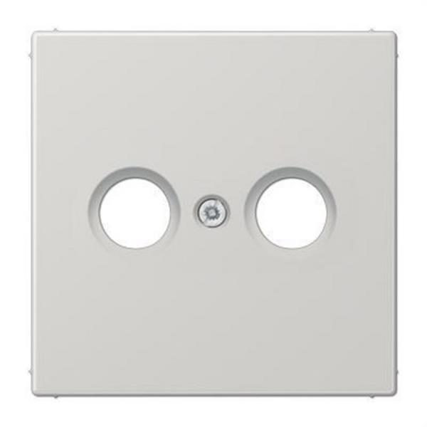 JUNG LS990TVLG Placa TV/FM gris claro