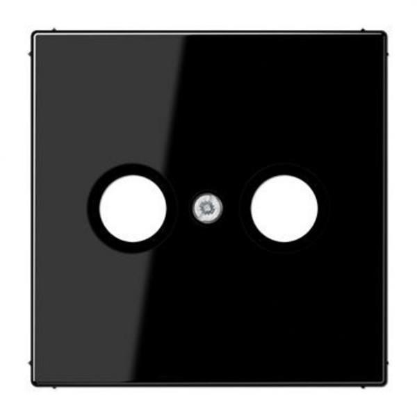 JUNG LS990TVSW Placa TV/FM negro