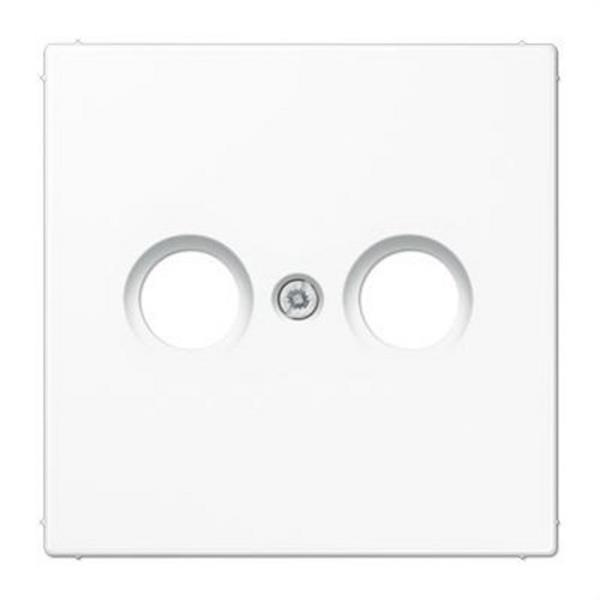 JUNG LS990TVWW Placa TV/FM blanco alpino