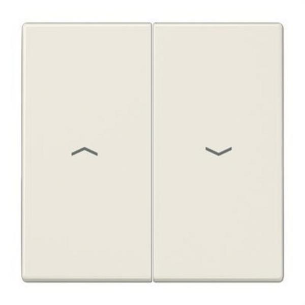 JUNG LS995P Tecla doble persiana blanco marfil
