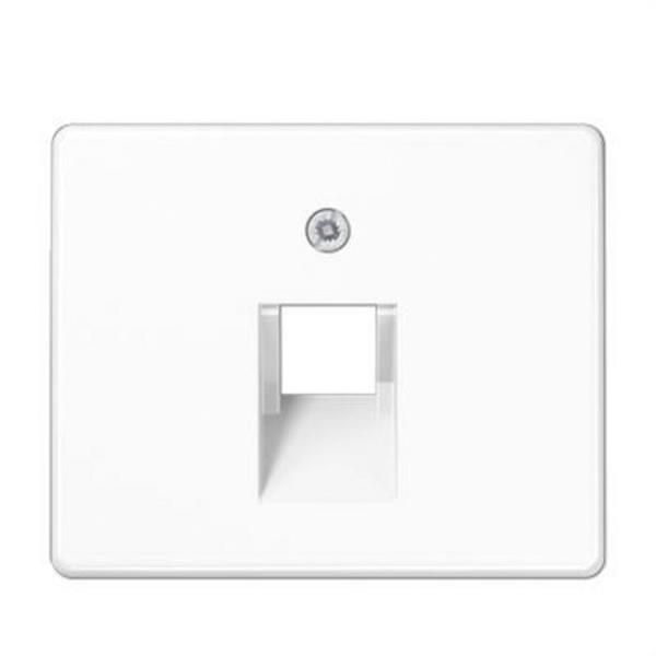 JUNG SL569-1UAWW *Placa central toma teléfono UAE 1 toma blanco alpino