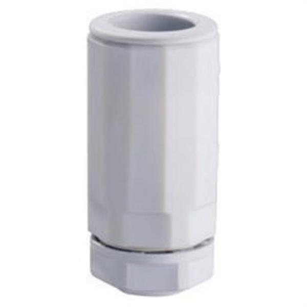 GEWISS DX43232 Racor tubo-caja MORBIDX libre de halógenos con diámetro de 32mm gris RAL7035 IP67