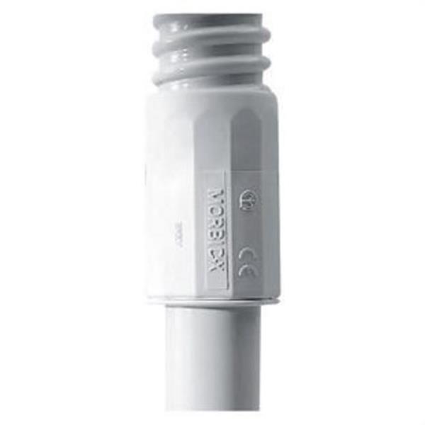 GEWISS DX43425 Racor tubo-vaina MORBIDX libre de halógenos con diámetro de 25mm gris RAL7035 IP65