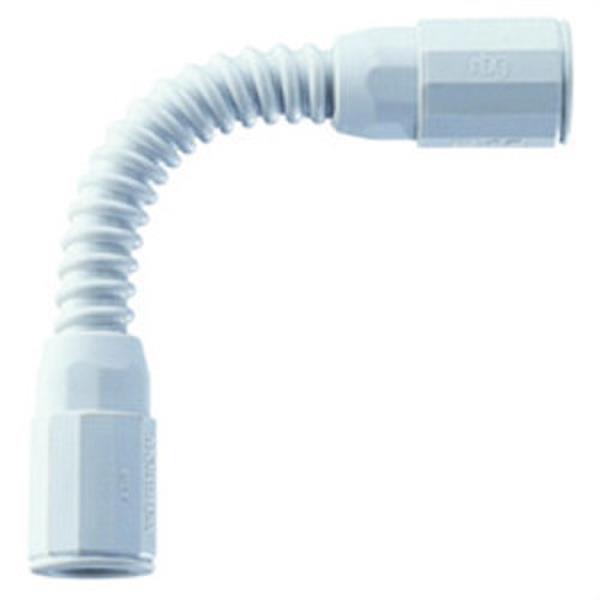 GEWISS DX43520 Curva flexible para unión de tubo-tubo MORBIDX con diámetro de 20mm gris RAL7035 IP65