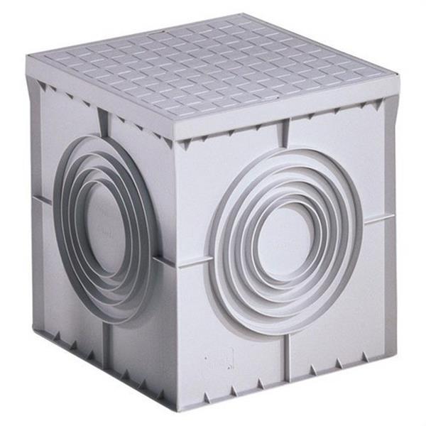 GEWISS DX59401 Arqueta cuadrada con fondo plano troquelado tapa de alta resistencia 200x200x200mm