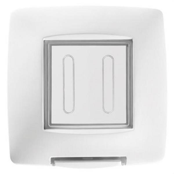 GEWISS GW16702TB *Placa estanca 2 módulos blanco IP55 norma internacional