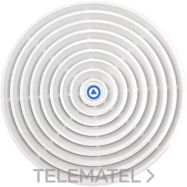 SONELCO P4281-01 Centro rejilla termoplástico ABS blanco