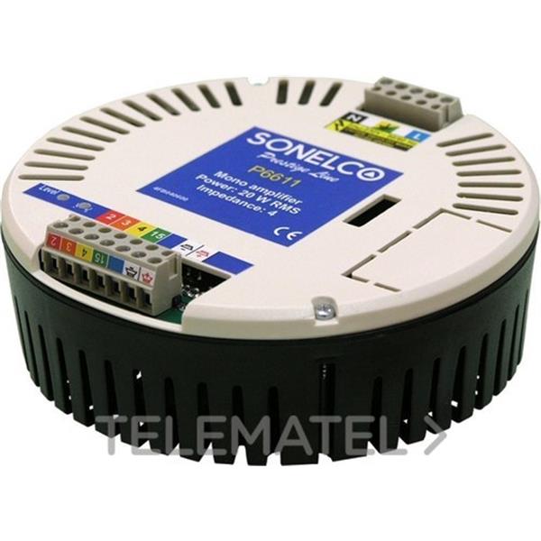 SONELCO P6611 Amplificador autoalimentado monofásico 16W rms