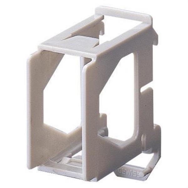 GEWISS GW26409 Soporte 1 módulo para montar aparatos en carril DIN de 1,5 módulos