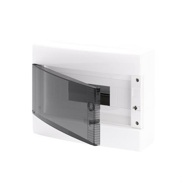GEWISS GW40043 Caja decorativa paredes lisas 8 módulos preparada para alojar regletas IP40