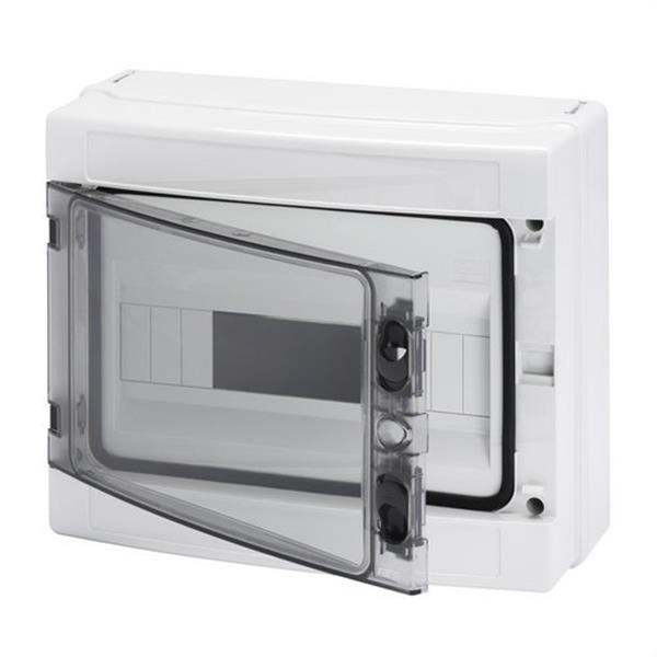 GEWISS GW40103 Caja con paredes lisas con 12 módulos preparado para alojar regletas IP65
