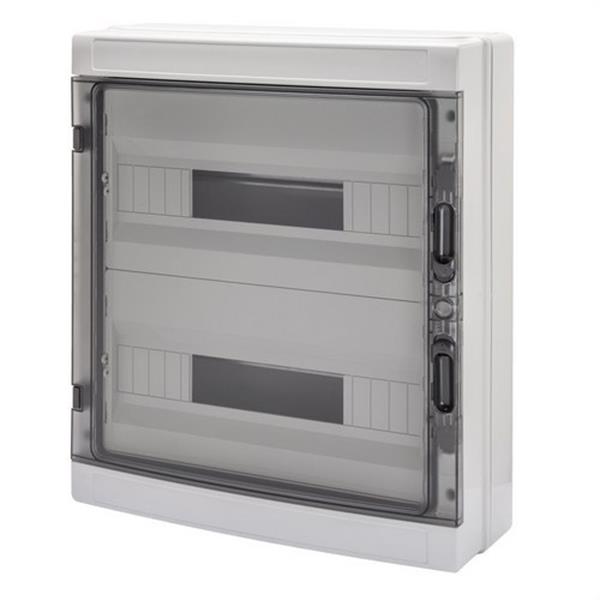 GEWISS GW40107 Cuadro de distribución con paneles troquelados bastidor extraíble con 36 (18x2) módulos pre