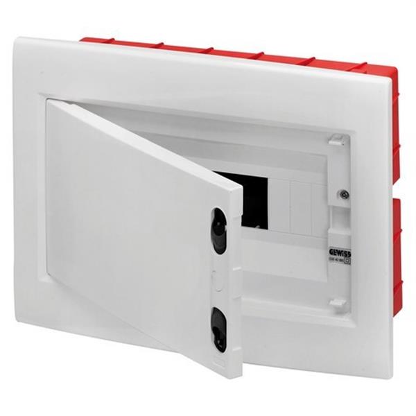 GEWISS GW40888 Caja de distribución protegida de empotrar con 18 módulos bastidor extraíble puerta ciega I