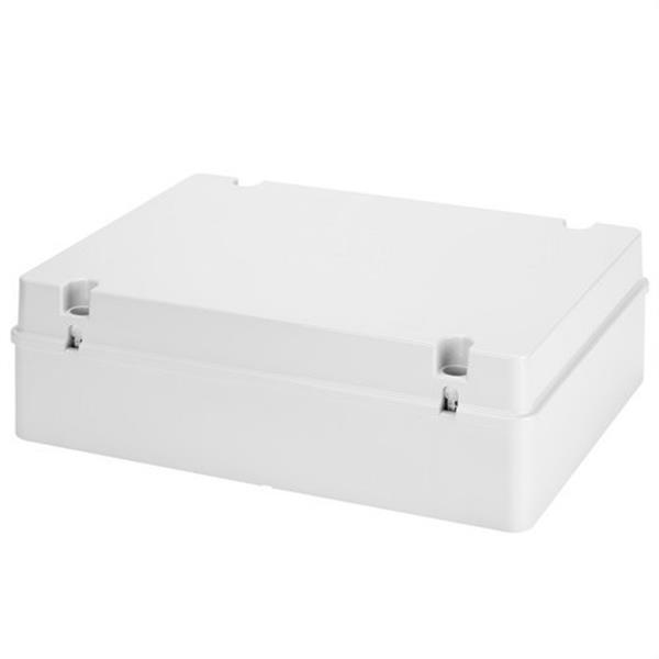 GEWISS GW44210 Caja de derivación con tapa baja atornillada superficies lisas 380x300x120mm gris RAL7035 I