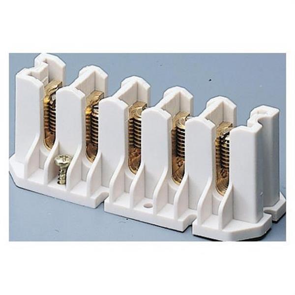 GEWISS GW44610 Regleta multipolar fijación con tornillo con capacidad de conexión de 5x6mm²