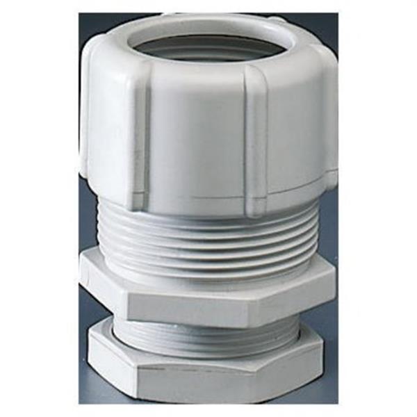 GEWISS GW50416 Racor tubo-caja en polímero antichoque con diámetro de 23mm para tubo de 20mm gris RAL7035 