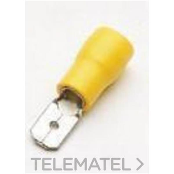 XB COMPONENTS PVCC-55635 Terminal PVC casquillo 2,63/6,64 0,250x0,032 amarillo