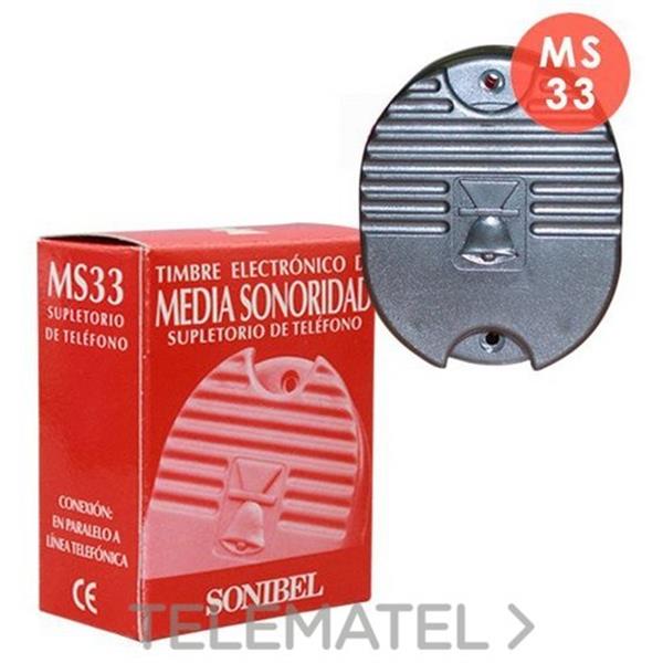 SONIBEL MS 33 Timbre media sonoridad telefónico