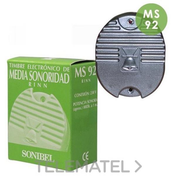 SONIBEL MS 92 Timbre electrónico media sonoridad RINN 110/230V