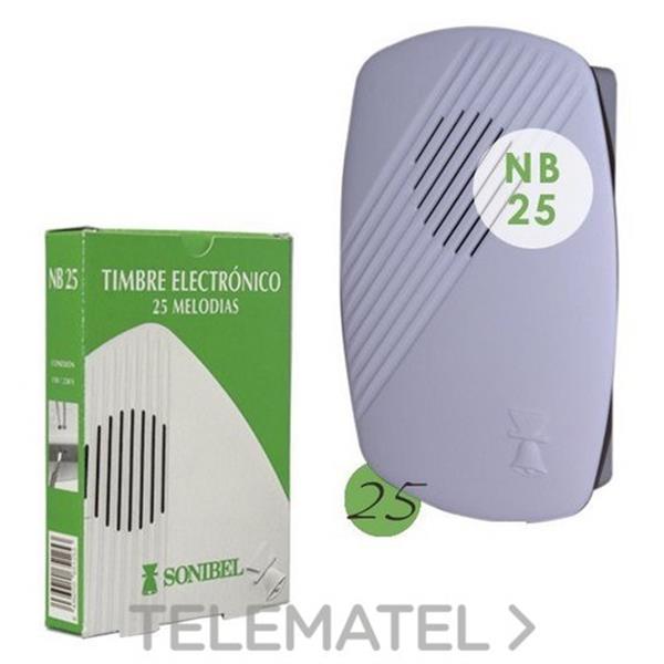 SONIBEL NB 25 Timbre hogar 25 melodías 110/230V