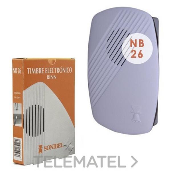 SONIBEL NB 26 Timbre electrónico hogar RINN 210/230V