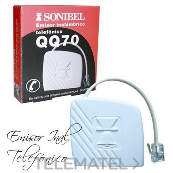 SONIBEL QQ 70 Emisor inalámbrico telefónico línea telefónica