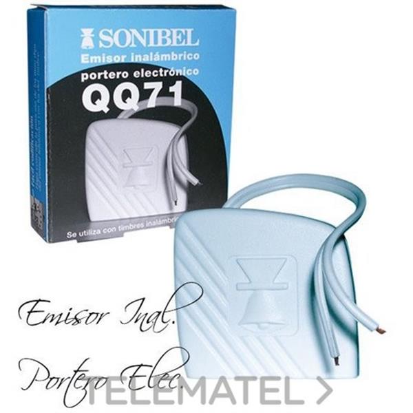 SONIBEL QQ 71 Emisor inalámbrico portero electrónico 6-24V