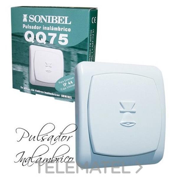 SONIBEL QQ 75 Pulsador inalámbrico 1x12V