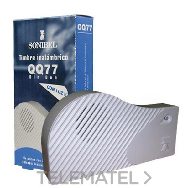 SONIBEL QQ 77 Timbre inalámbrico DIN DON 3x1,5V