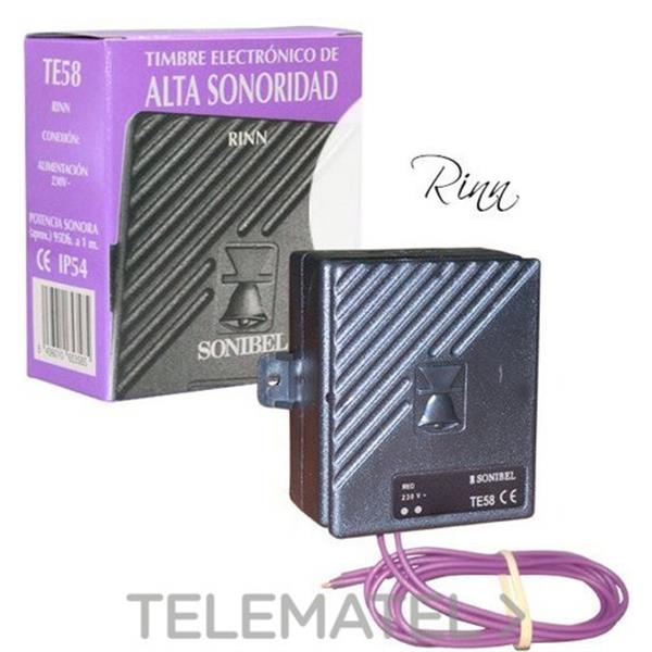 SONIBEL TE 58 Timbre electrónico alta sonoridad RINN 110/230V