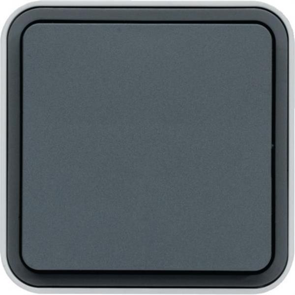 HAGER WNC001 Conmutador superficie estanca gris