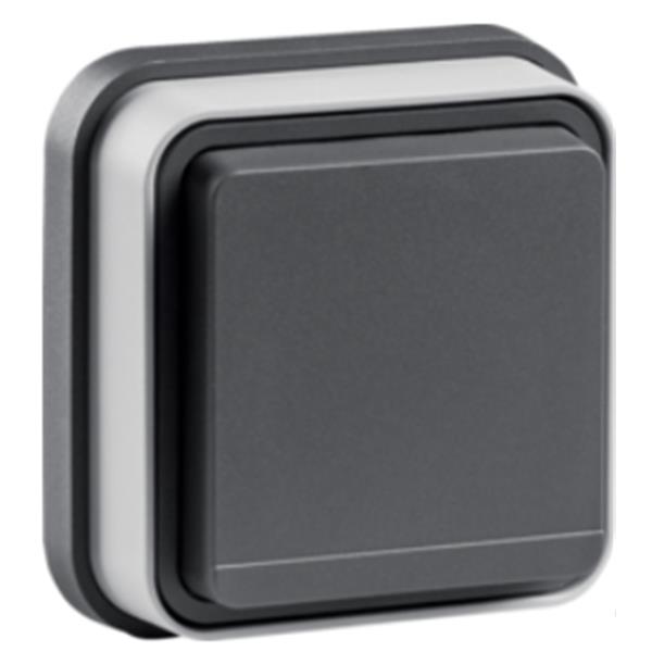 HAGER WNE161 Toma schuko empotrar estanco gris
