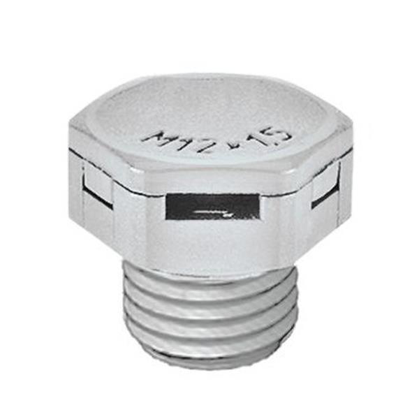 INTERFLEX 191280 Tapón antihumedad cabeza hexagonal M12 LR 10mm gris