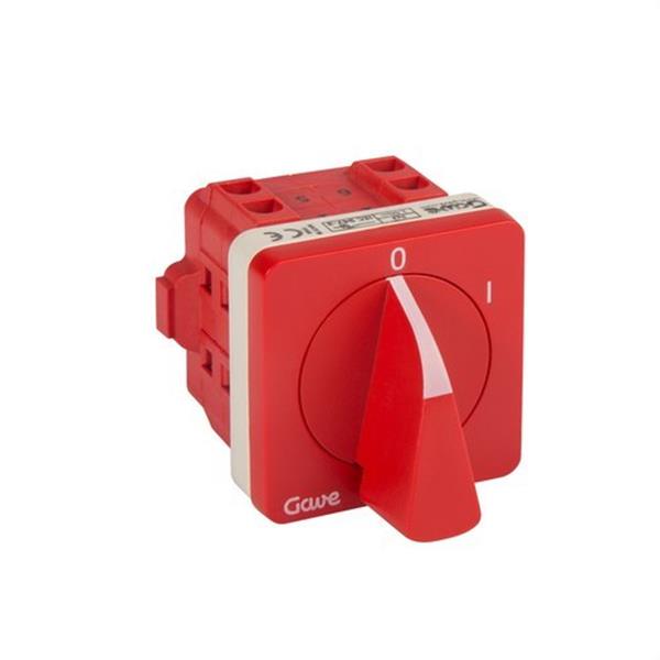 GAVE A-5530000 Interruptor 4P 12A calibre 0 montaje 0