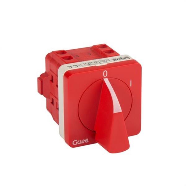GAVE A-5532000 Interruptor 4P 25A calibre 0 montaje 0