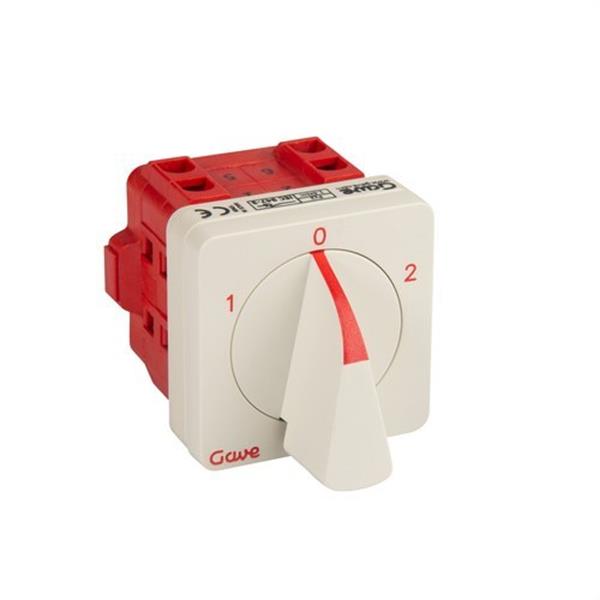 GAVE A-5611000 Conmutador 1-0-2 2P 16A calibre 0 montaje 0