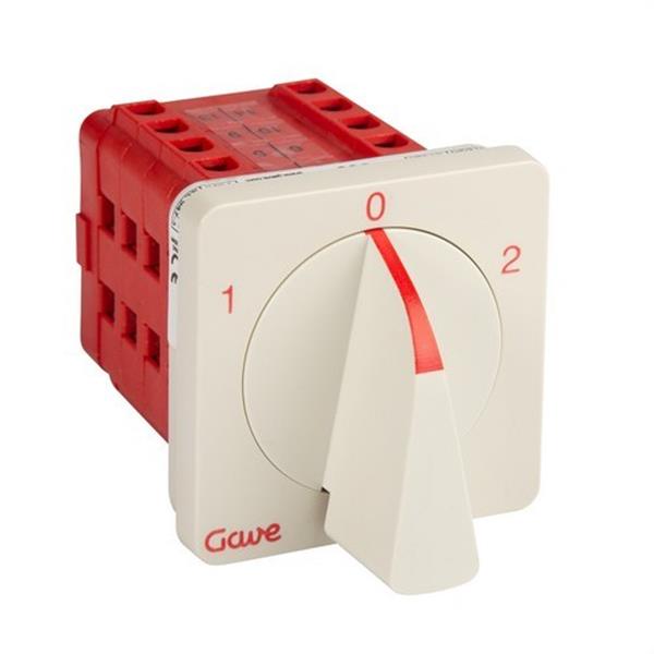 GAVE A-5634100 Conmutador 1-0-2 4P 40A calibre 1 montaje 0
