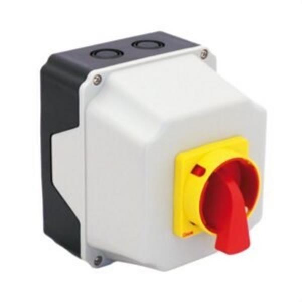 GAVE AB5526107 Interruptor seguridad 63A calibre 1 tripolar rojo / amarillo
