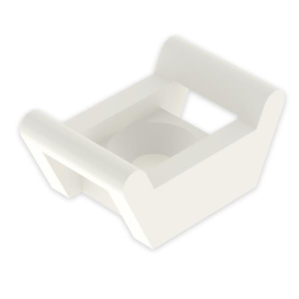 UNEX 1243 Base atornillable poliamida 6.6 natural