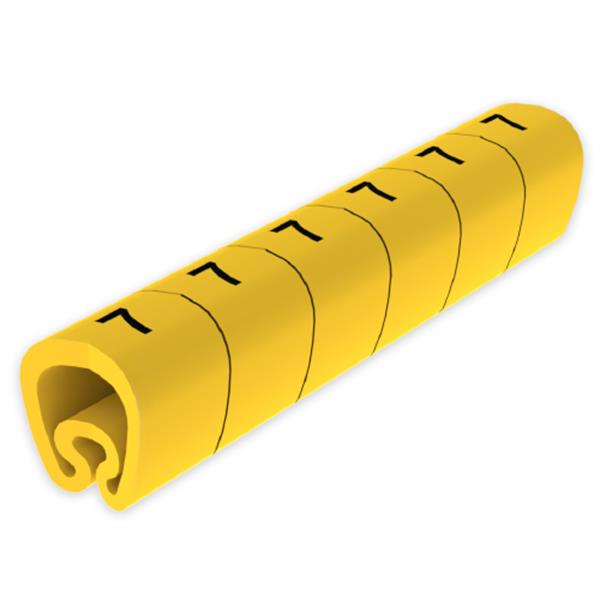 UNEX 1811-7 Señalización PVC plástico 2-5mm -7-amarillo