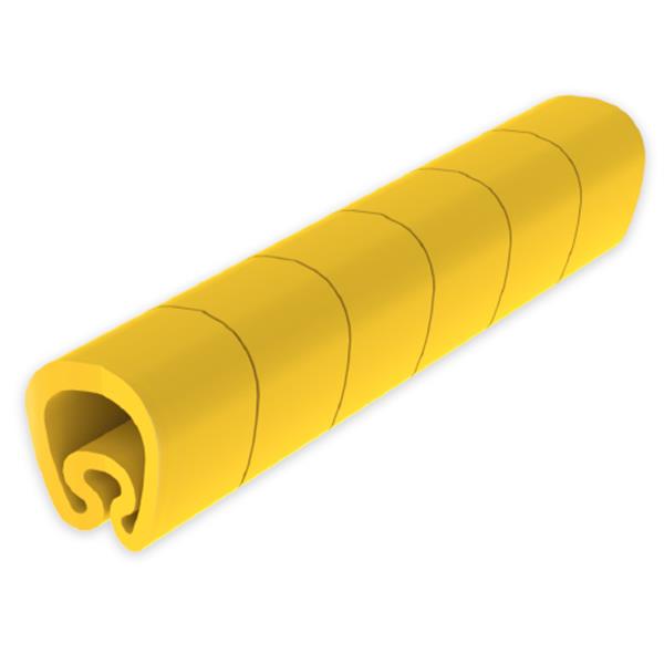 UNEX 1812 Señalización PVC plástico 4-8mm SIN ESCRITURA amarillo
