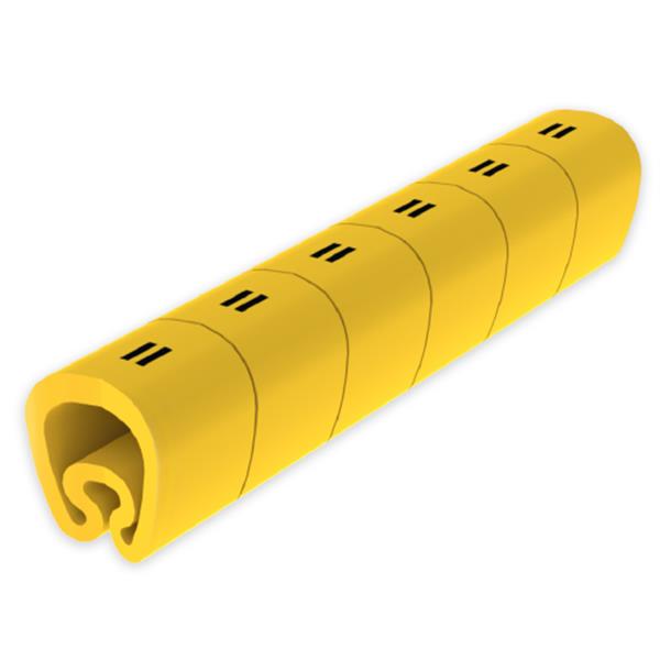 UNEX 1812-= Señalización PVC plástico 4-8mm -=-amarillo