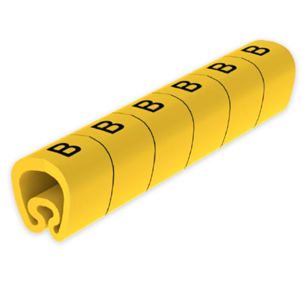 UNEX 1812-B Señalización PVC plástico 4-8mm -B-amarillo
