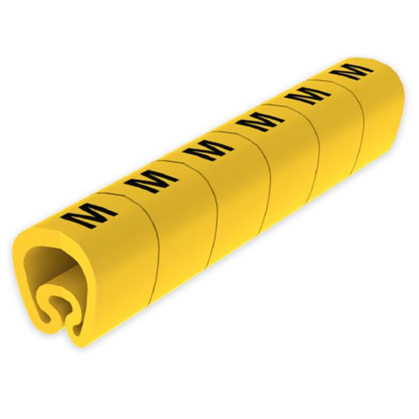 UNEX 1812-M Señalización PVC plástico 4-8mm -M-amarillo