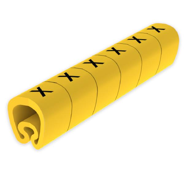 UNEX 1812-X Señalización PVC plástico 4-8mm -X-amarillo